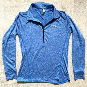 Medium Blue Long Sleeve Under Armour 1/4 Zip